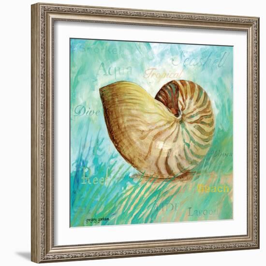 Marine Life Motif IV-Gregory Gorham-Framed Art Print