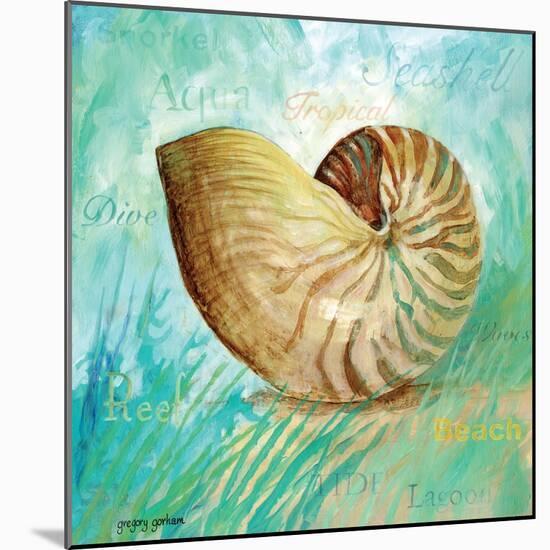 Marine Life Motif IV-Gregory Gorham-Mounted Art Print