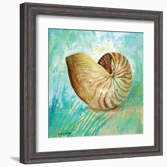 Marine Life Motif IV-Gregory Gorham-Framed Art Print