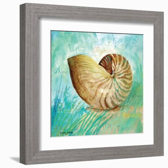 Marine Life Motif IV-Gregory Gorham-Framed Art Print