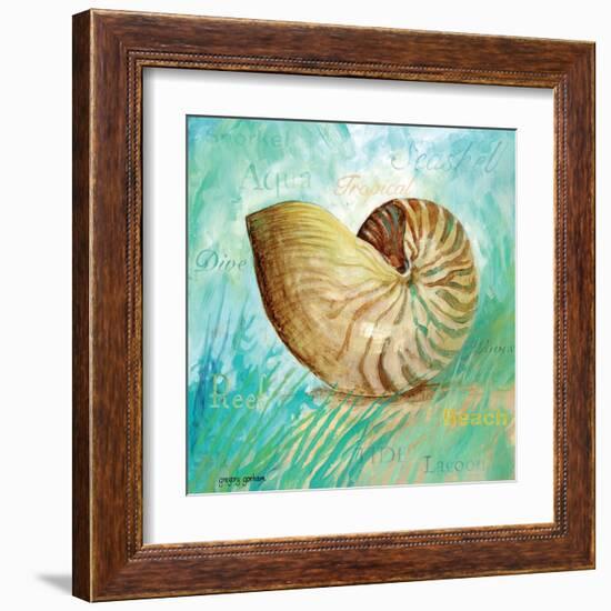 Marine Life Motif IV-Gregory Gorham-Framed Art Print