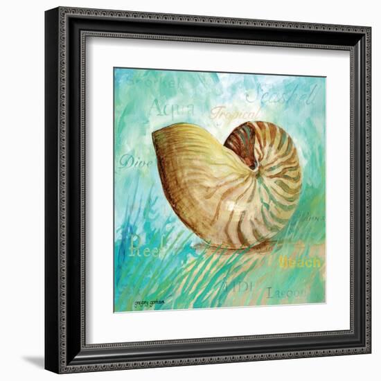 Marine Life Motif IV-Gregory Gorham-Framed Art Print