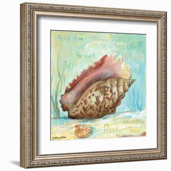 Marine Life Motif V-Gregory Gorham-Framed Art Print