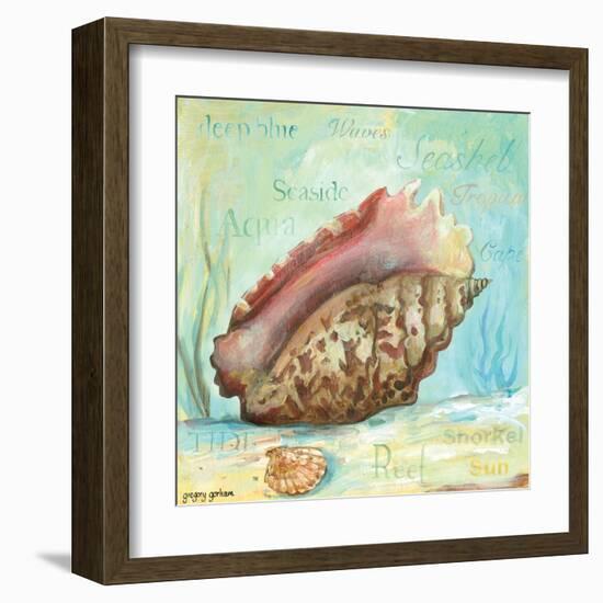 Marine Life Motif V-Gregory Gorham-Framed Art Print