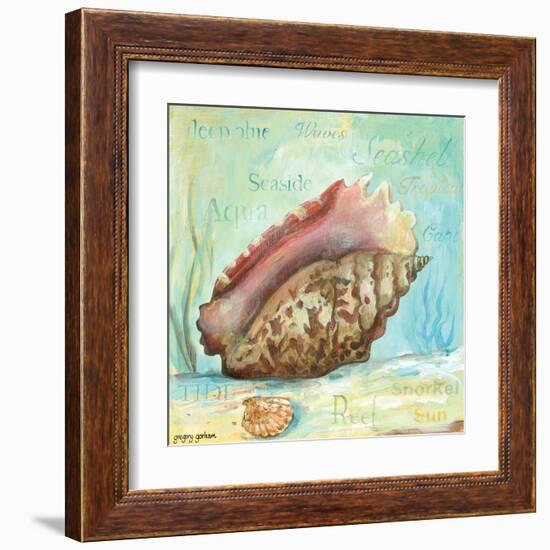 Marine Life Motif V-Gregory Gorham-Framed Art Print