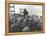 Marine Lt. Baldomero Lopez Scaling a Seawall after Landing on Red Beach in the Invasion of Inchon-null-Framed Stretched Canvas