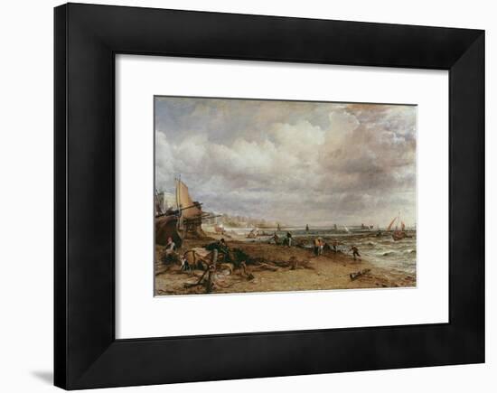 Marine Parade and Old Chain Pier, 1827-John Constable-Framed Giclee Print