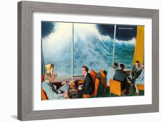 Marine Room, La Jolla, California-null-Framed Art Print