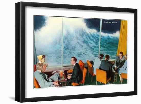 Marine Room, La Jolla, California-null-Framed Art Print