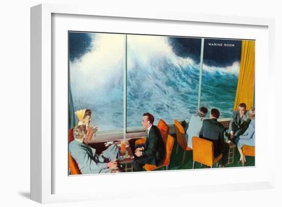 Marine Room, La Jolla, California-null-Framed Art Print