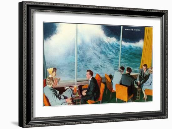 Marine Room, La Jolla, California-null-Framed Art Print