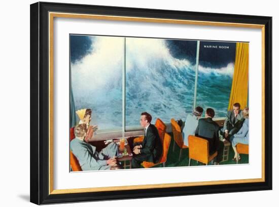 Marine Room, La Jolla, California--Framed Art Print