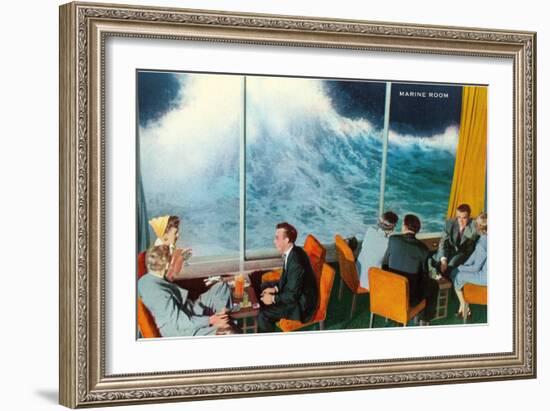 Marine Room, La Jolla, California-null-Framed Premium Giclee Print