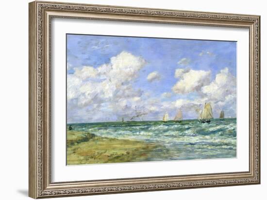 Marine Scene, 1894-Eug?ne Boudin-Framed Giclee Print