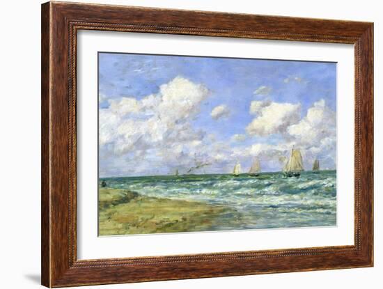 Marine Scene, 1894-Eug?ne Boudin-Framed Giclee Print