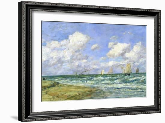 Marine Scene, 1894-Eug?ne Boudin-Framed Giclee Print