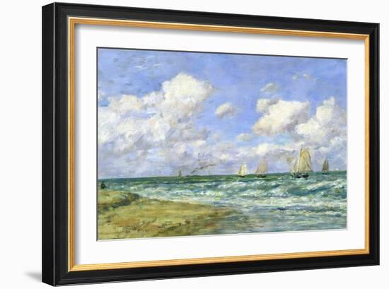 Marine Scene, 1894-Eug?ne Boudin-Framed Giclee Print