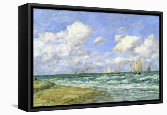 Marine Scene, 1894-Eug?ne Boudin-Framed Premier Image Canvas