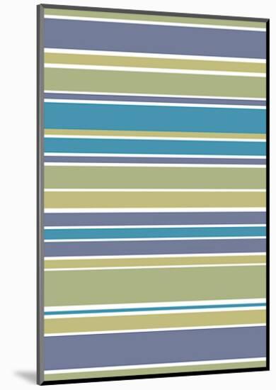 Marine Stripes-Denise Duplock-Mounted Giclee Print