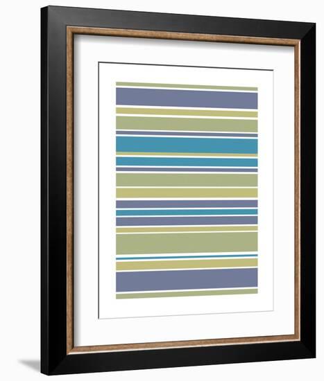 Marine Stripes-Denise Duplock-Framed Art Print