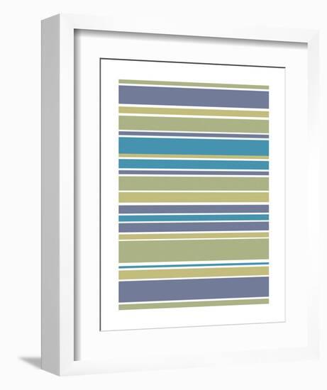 Marine Stripes-Denise Duplock-Framed Art Print