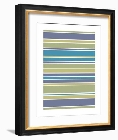 Marine Stripes-Denise Duplock-Framed Art Print