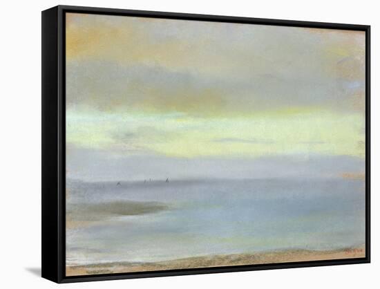 Marine Sunset, C.1869-Edgar Degas-Framed Premier Image Canvas