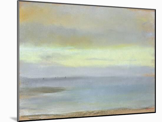 Marine Sunset, C.1869-Edgar Degas-Mounted Giclee Print