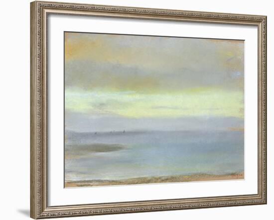 Marine Sunset, C.1869-Edgar Degas-Framed Giclee Print