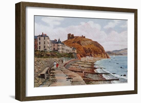 Marine Terrace and Castle, Criccieth-Alfred Robert Quinton-Framed Giclee Print