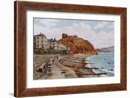 Marine Terrace and Castle, Criccieth-Alfred Robert Quinton-Framed Giclee Print