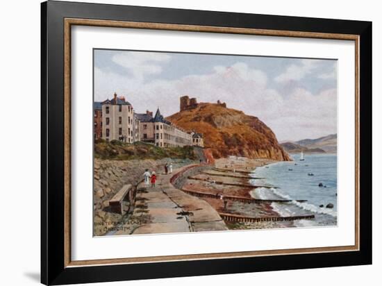 Marine Terrace and Castle, Criccieth-Alfred Robert Quinton-Framed Giclee Print