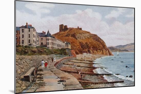 Marine Terrace and Castle, Criccieth-Alfred Robert Quinton-Mounted Giclee Print