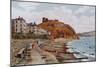 Marine Terrace and Castle, Criccieth-Alfred Robert Quinton-Mounted Giclee Print