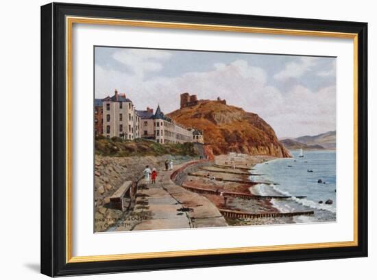 Marine Terrace and Castle, Criccieth-Alfred Robert Quinton-Framed Giclee Print