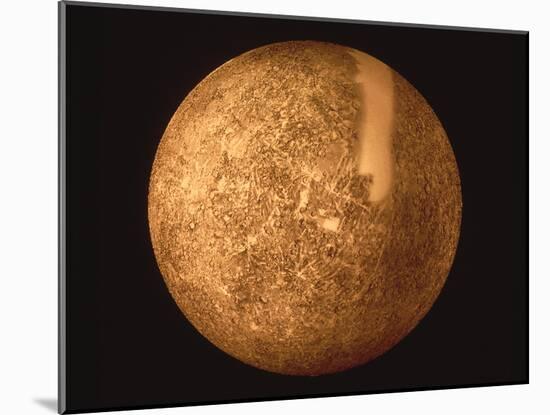 Mariner 10 Mosaic of Mercury-us Geological Survey-Mounted Photographic Print