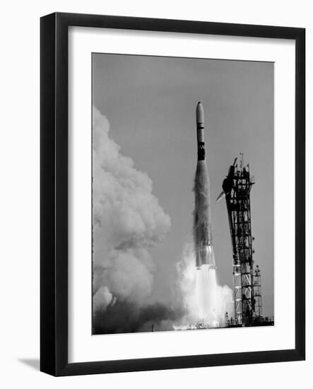 Mariner 4 Mission to Mars-null-Framed Photographic Print