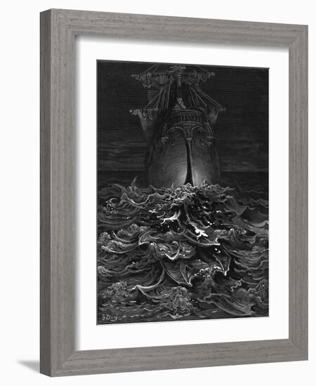 Mariner, Rotting Sea-Gustave Doré-Framed Photographic Print