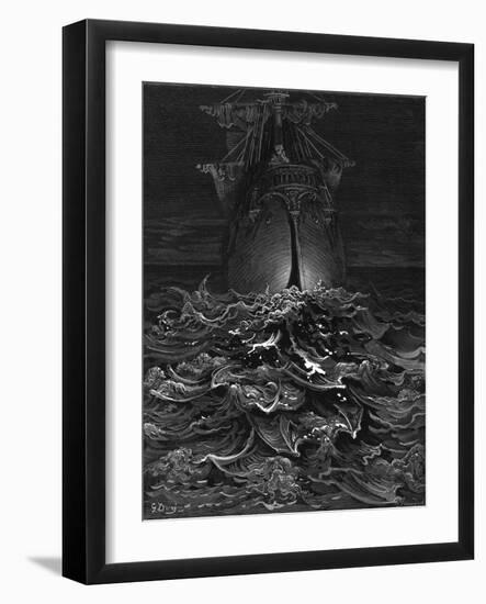 Mariner, Rotting Sea-Gustave Doré-Framed Photographic Print