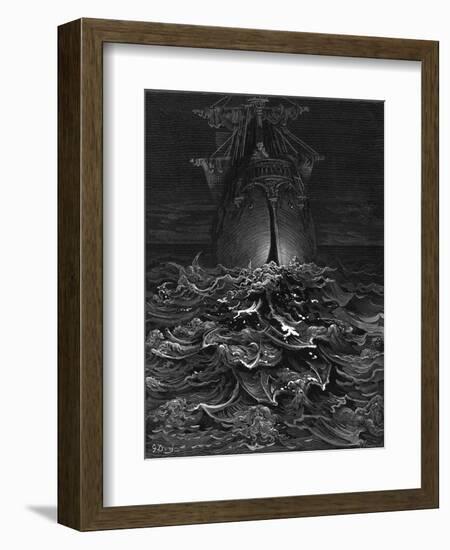 Mariner, Rotting Sea-Gustave Doré-Framed Photographic Print