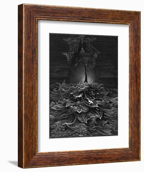 Mariner, Rotting Sea-Gustave Doré-Framed Photographic Print