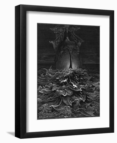 Mariner, Rotting Sea-Gustave Doré-Framed Photographic Print