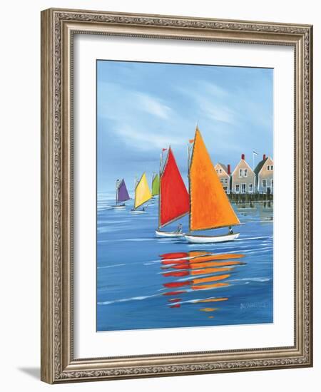 Mariner’s Landing-Sally Caldwell Fisher-Framed Art Print