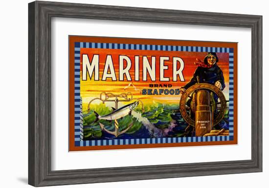 Mariner Salmon-null-Framed Giclee Print