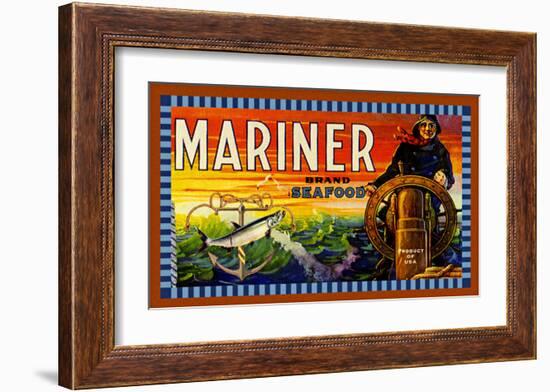 Mariner Salmon-null-Framed Giclee Print