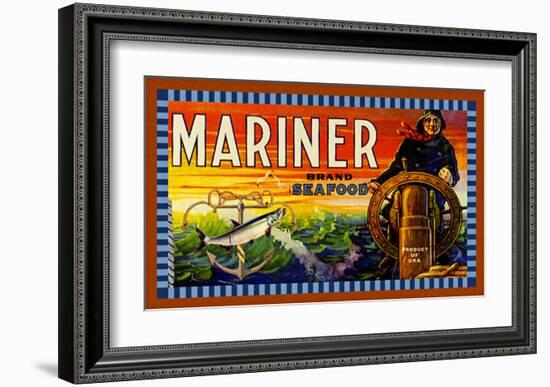 Mariner Salmon-null-Framed Giclee Print