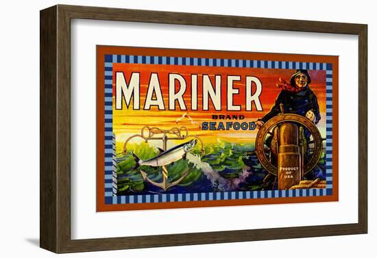 Mariner Salmon-null-Framed Giclee Print