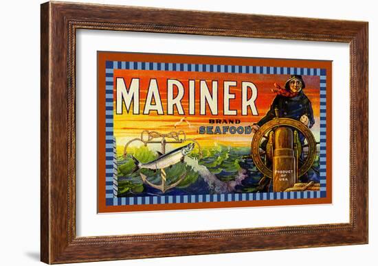 Mariner Salmon-null-Framed Giclee Print