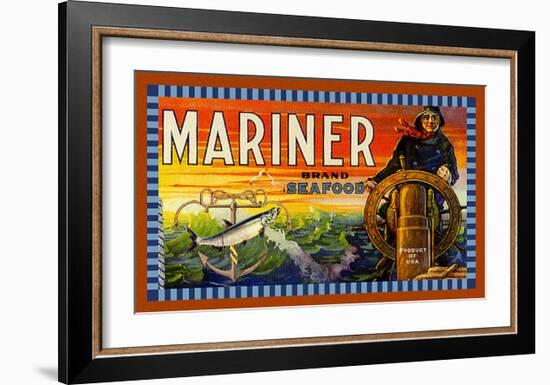 Mariner Salmon-null-Framed Giclee Print