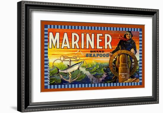 Mariner Salmon-null-Framed Giclee Print